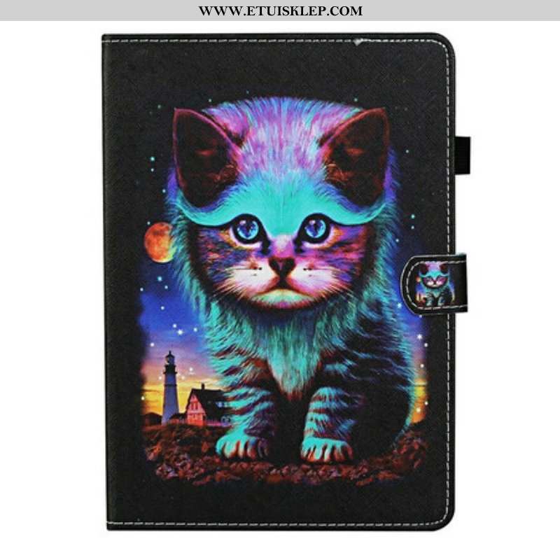 Etui Folio do Samsung Galaxy Tab S8 / Tab S7 Kot Elektryczny